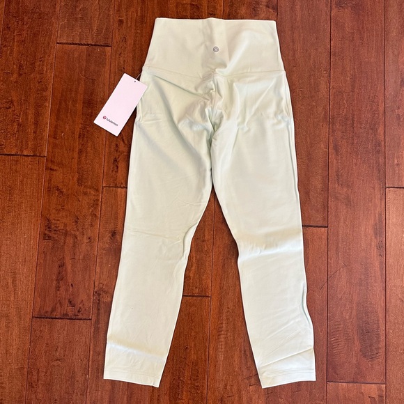 Lululemon Green Align Hi Rise Crop Leggings Sz 8 - Picture 7 of 12